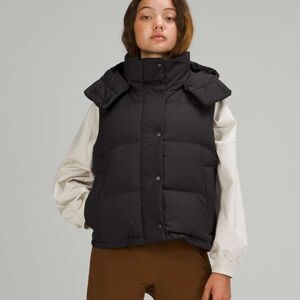 Lululemon Wunder Puff Crop Vest Black